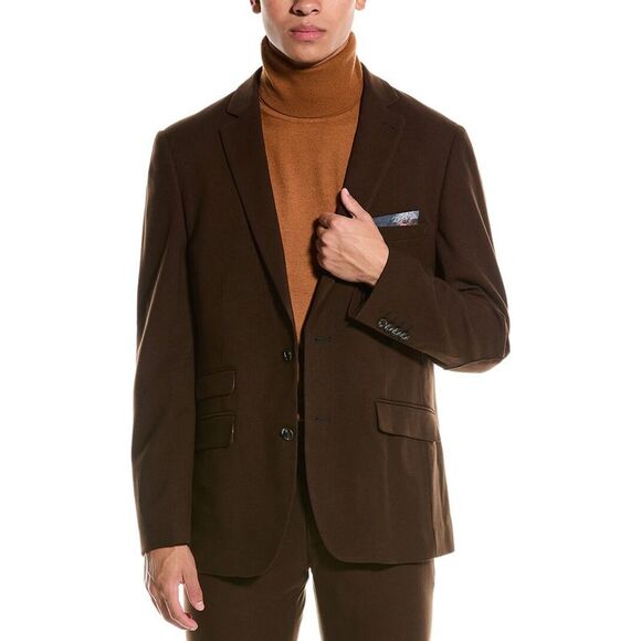 Paisley & Gray MensDover Slim Fit Jacket Brown